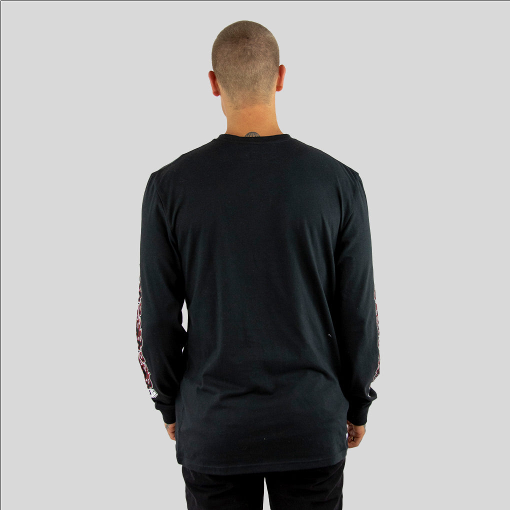 SALVO SMP mens long sleeve tee BLACK - smpclothing