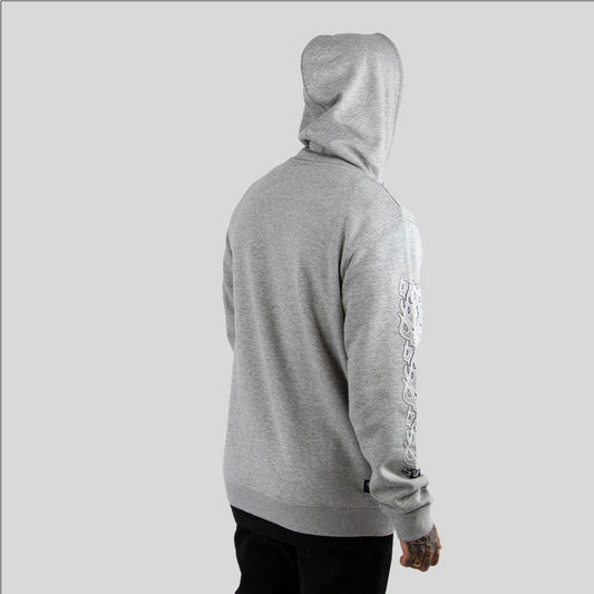 SUPERFIRE SMP mens pullover hoodie LT GRY MLE - smpclothing